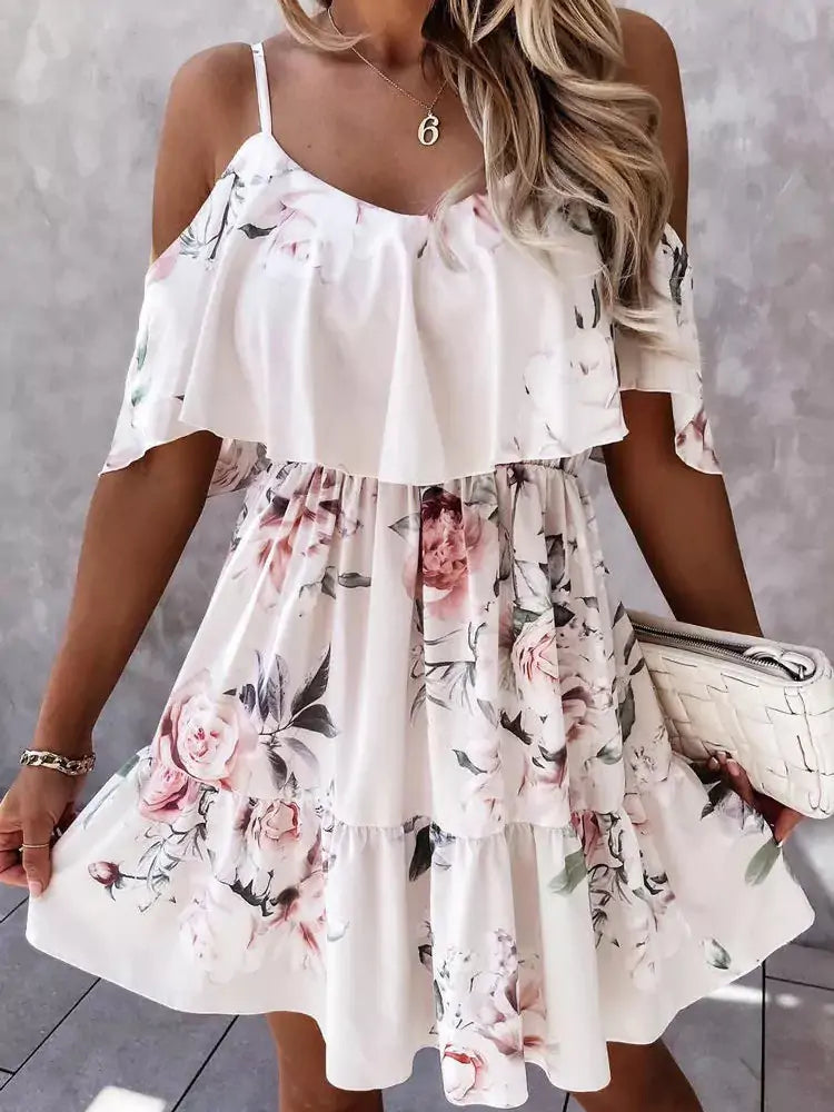 Off Shoulder Flora Dress